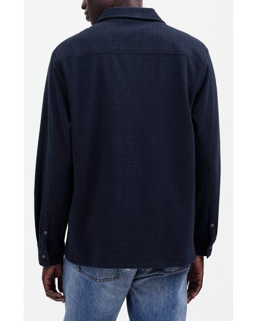 Madewell Blue Devoe Button-Up Shirt for men