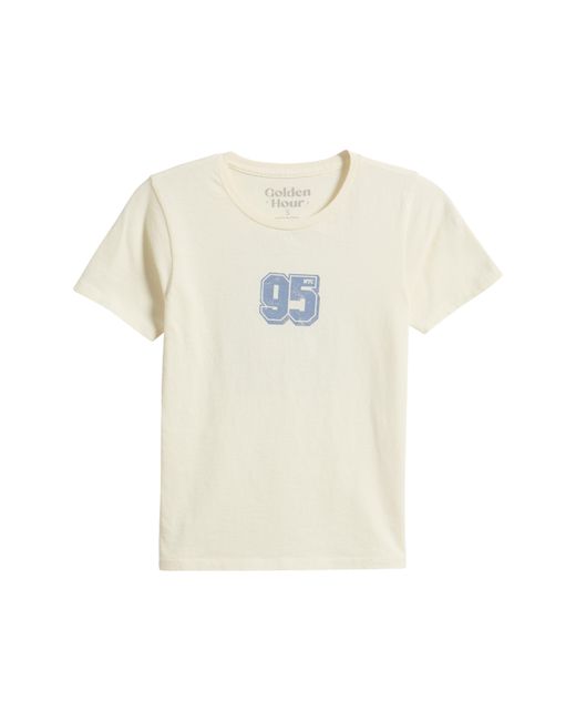 GOLDEN HOUR Blue '95 All Stars Cotton Graphic Baby Tee