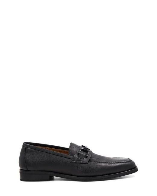 Bruno Magli Blue Roberto Pebbled Bit Loafer for men