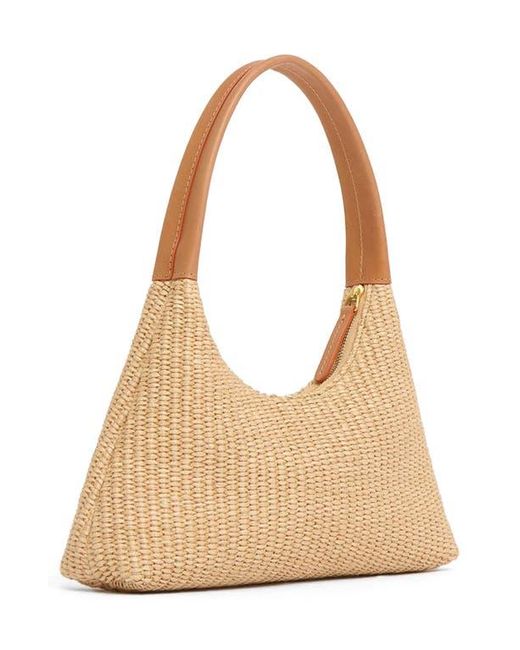 Mansur Gavriel Natural Mini Candy Woven Raffia Hobo Bag