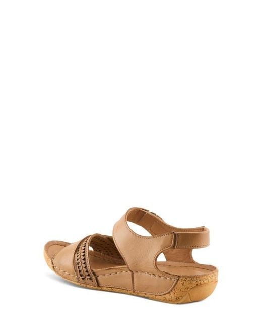 Spring Step Brown Galaire Sandal