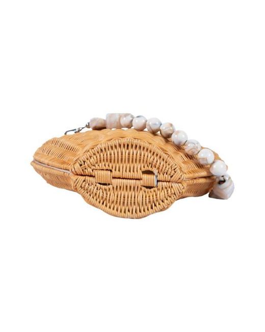 Jelavu Natural Shellie Shell Basket Bag