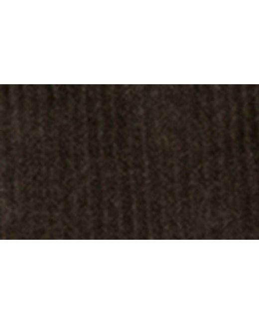 Mango Black Regular Fit Corduroy Overshirt for men