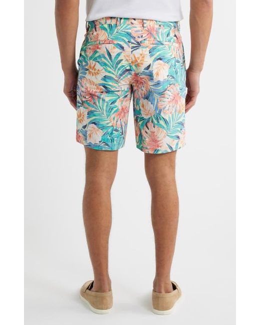 Tommy Bahama Blue Chip Shot Positano Palms Stretch Ripstop Shorts for men