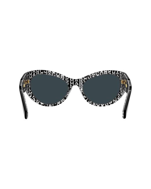 Marc Jacobs Black 61mm Wrap Cat Eye Sunglasses