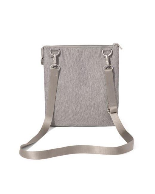 Baggallini Gray Out And About Crossbody Bag