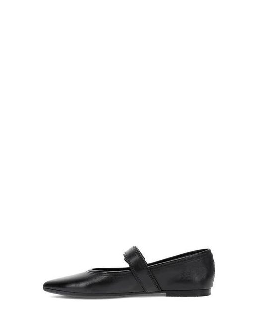 Frye Black Heather Pointed Toe Mary Jane Flat