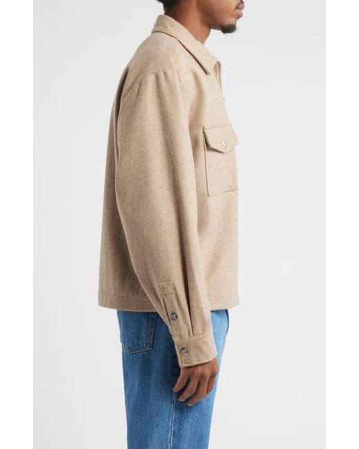 Saint Studio Blue Trapani Wool Blend Zip-Up Jacket for men