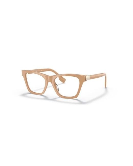 Burberry Natural 50Mm Square Optical Glasses