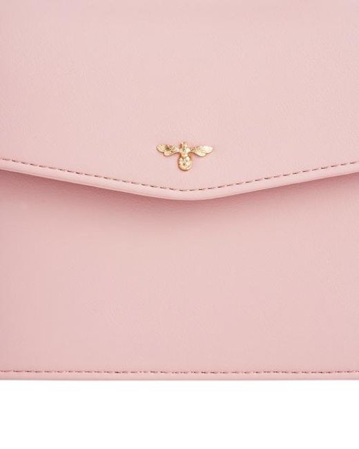 Fable England Pink Small Structured Tote Bag