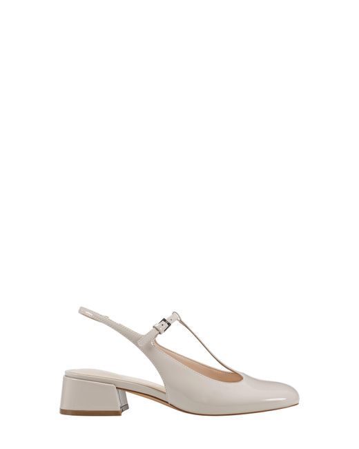 Marc Fisher Folly Slingback Pump in Natural | Lyst