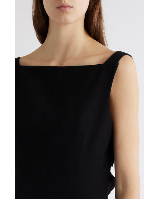 Givenchy Black Cutout Back Minidress