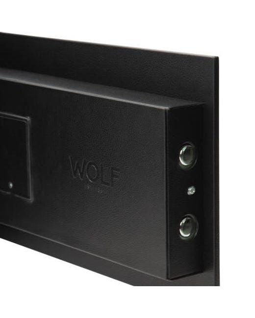Wolf Black The Den 4 Piece Watch Winder Safe for men