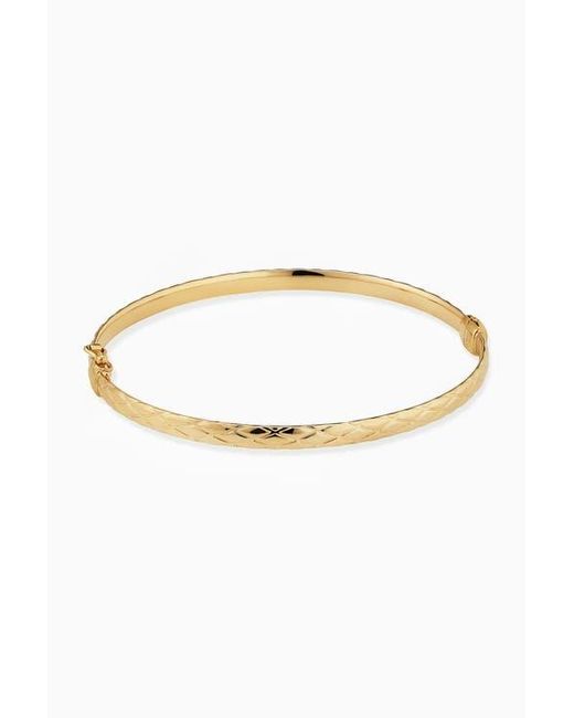 Oradina White 14K Diamondback Bangle