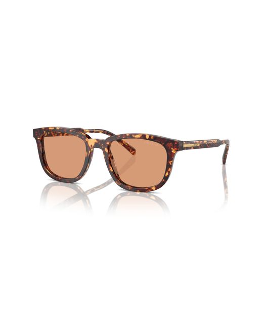 Prada Brown 53mm Pillow Sunglasses for men
