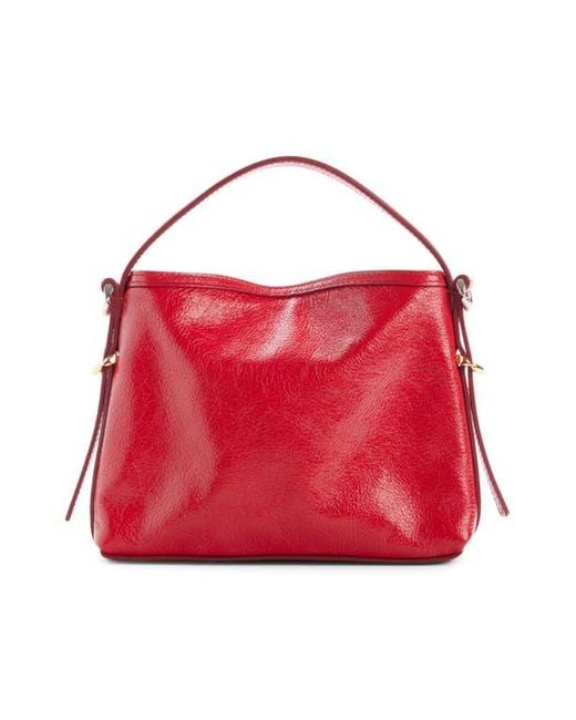 Givenchy Nano Voyou Leather Crossbody Bag in Red | Lyst