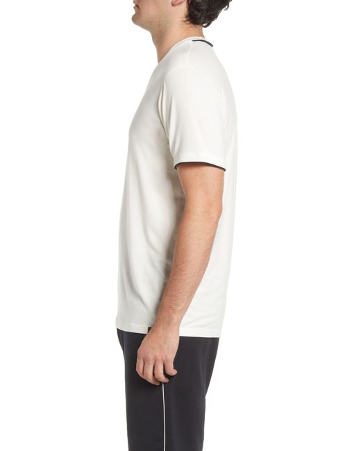 Bedfellow White V-neck Pajama T-shirt for men