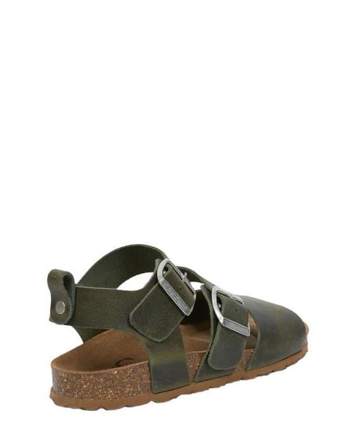 Celtic & Co. Green Triple Strap Sandal