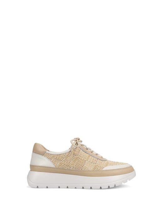 Vaneli White Qubi Platform Sneaker
