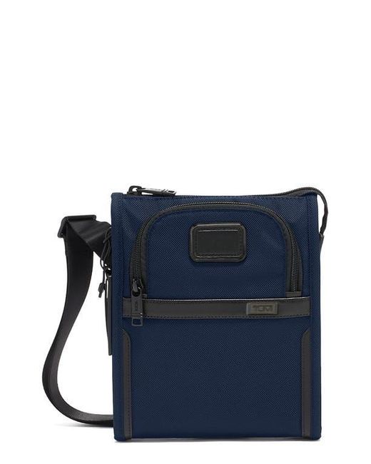 Tumi Blue Alpha Pocket Small Crossbody Bag for men