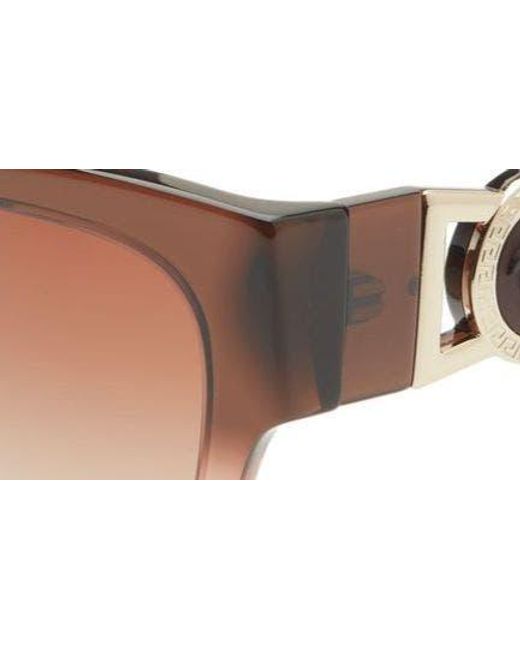 Versace Brown 52mm Cat Eye Sunglasses