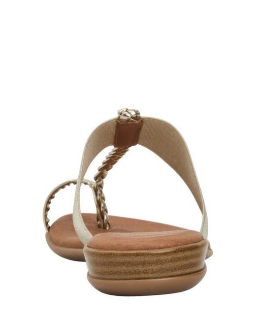 Andre Assous Multicolor Neo Toe Loop Sandal