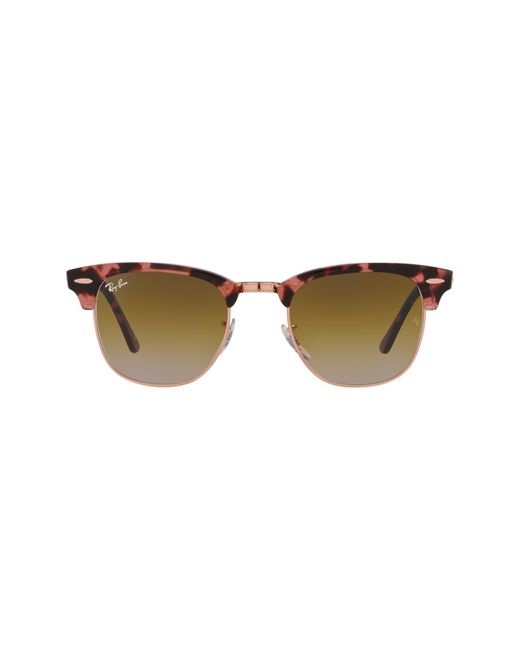 Ray-Ban Multicolor Clubmaster 51mm Gradient Round Sunglasses