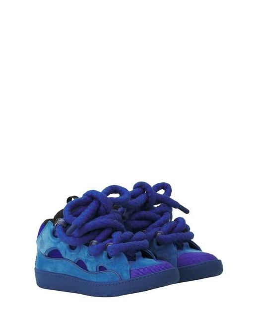 Lanvin Blue Curb Sneakers
