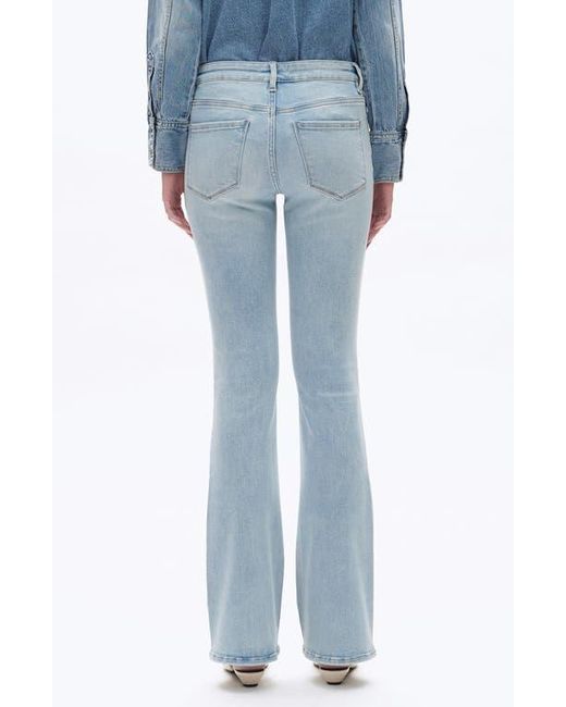 Bayeas Blue Low Rise Bootcut Jeans