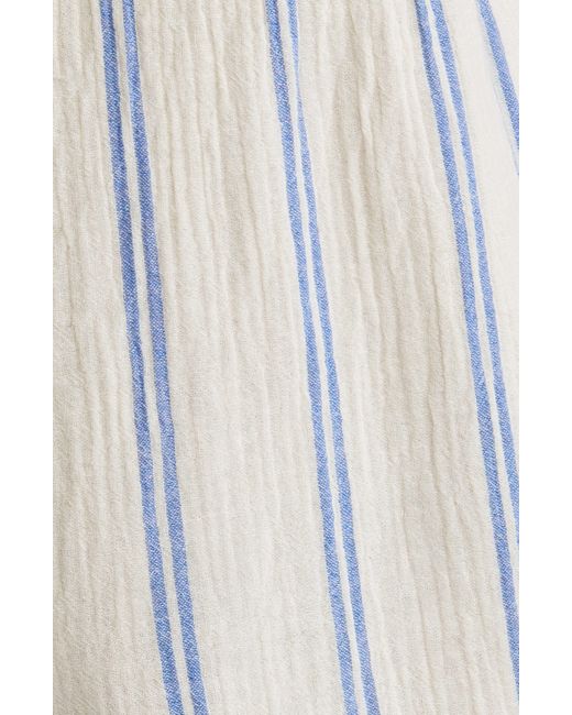Rip Curl Blue Premium Surf Stripe Cotton Romper