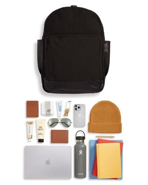 BEIS Black The Travel Backpack