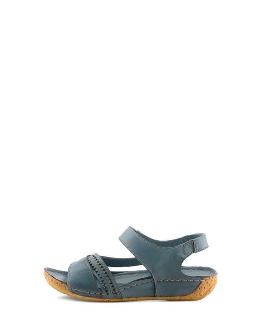 Spring Step Blue Galaire Sandal