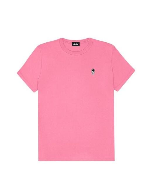 Alix Pink Astronaut Jersey Relaxed Tee
