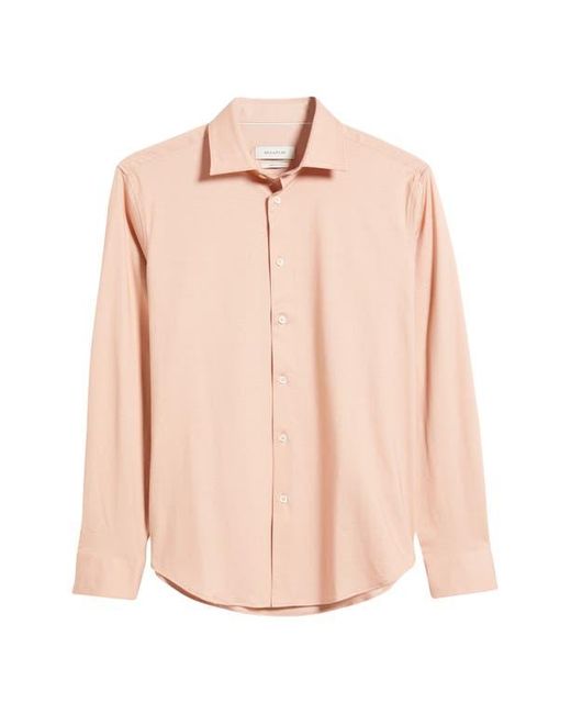 Bugatchi Multicolor Jimmy Ooohcotton Herringbone Button-Up Shirt for men