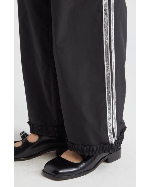 【関税込み】Sandy Liang ブラック Anja トラックパンツ Sandy Liang Anja Track Pants | Nordstrom
