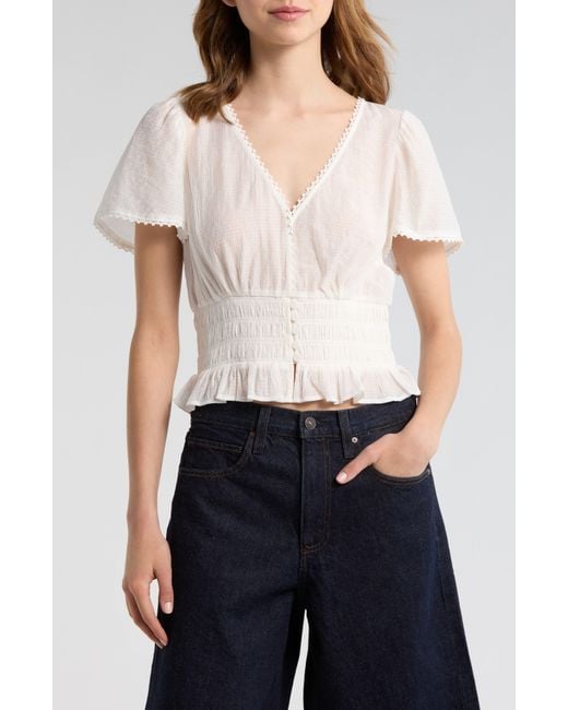 PAIGE White Rive Top