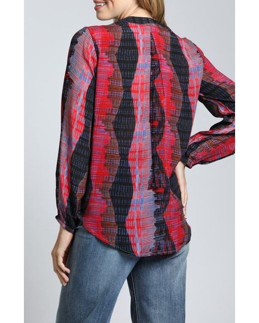 Apny Blue Printed Top