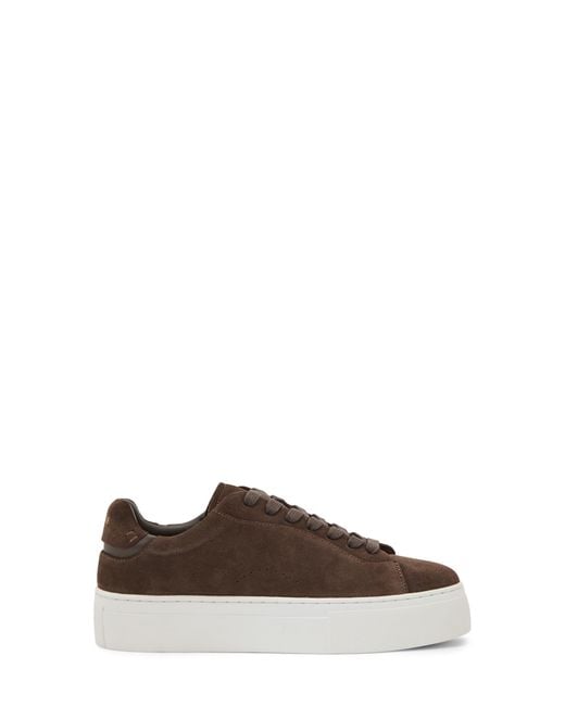 Reiss Brown Francesca Platform Sneaker