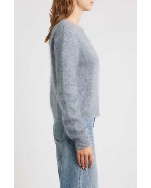 Rag & Bone Gray Jada Brushed Cashmere Cardigan