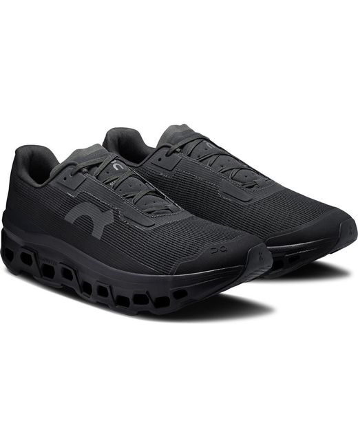 On Shoes Black Cloudmster Void Sneaker for men