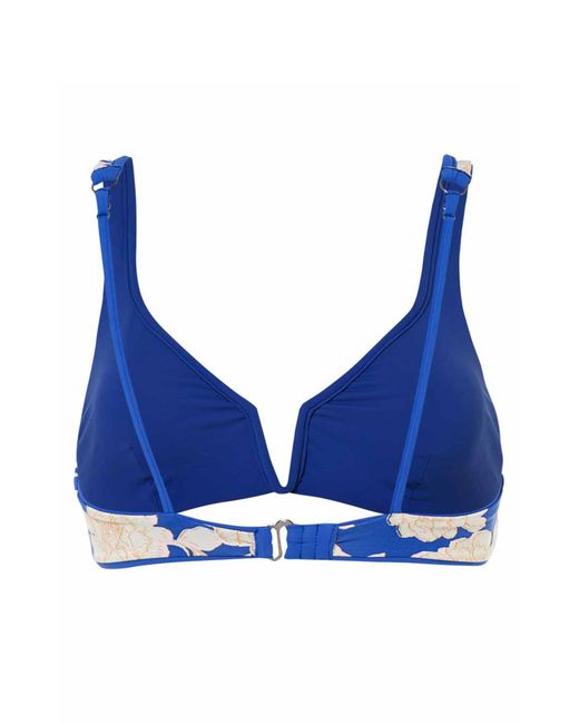 Maaji Blue Lapis Victory Reversible Bikini Top At Nordstrom