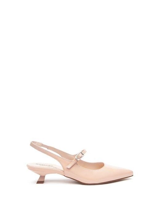 Nero Giardini Pink Pointed Toe Slingback Pump