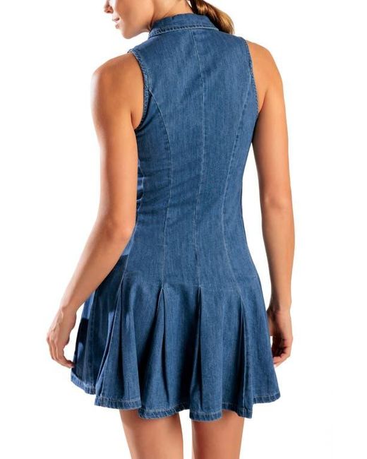 FREEMARKET Blue Sleeveless Denim Minidress