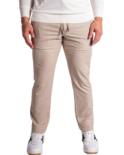 Maceoo Brown Ascension Drawstring Pants for men
