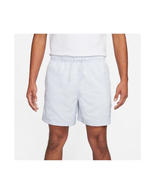 Nike White Club Woven Flow Shorts for men
