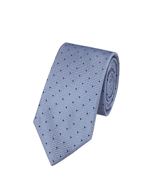 Charles Tyrwhitt Blue Spot Silk Stain Resistant Tie for men