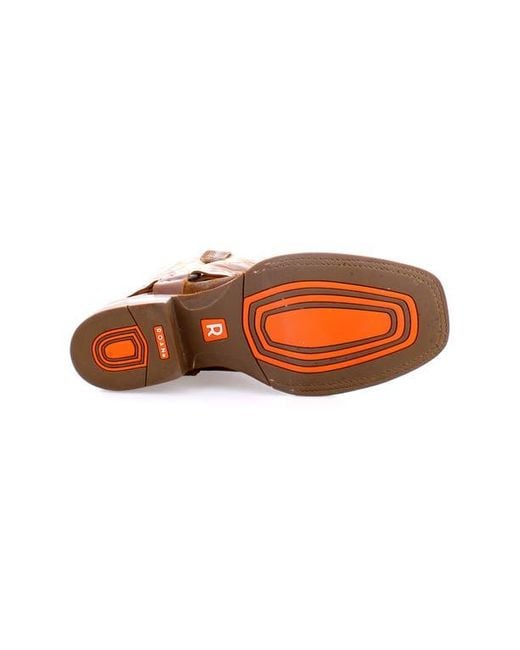 Roan Brown Saga Boot for men