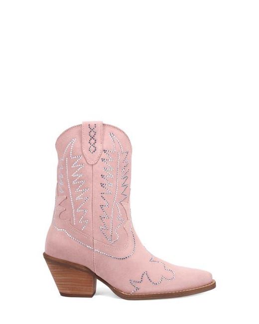 Dingo Pink Tiny Pony Rhinestone Western Boot