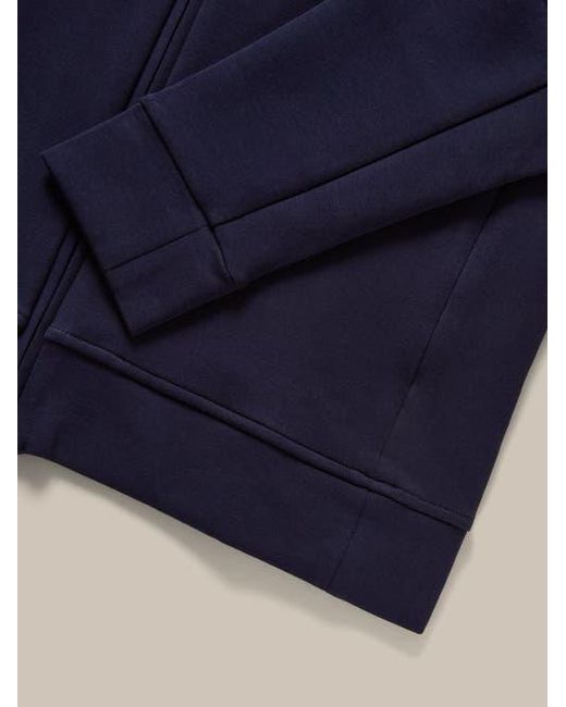 Robert Talbott Blue Evans Track Jacket for men