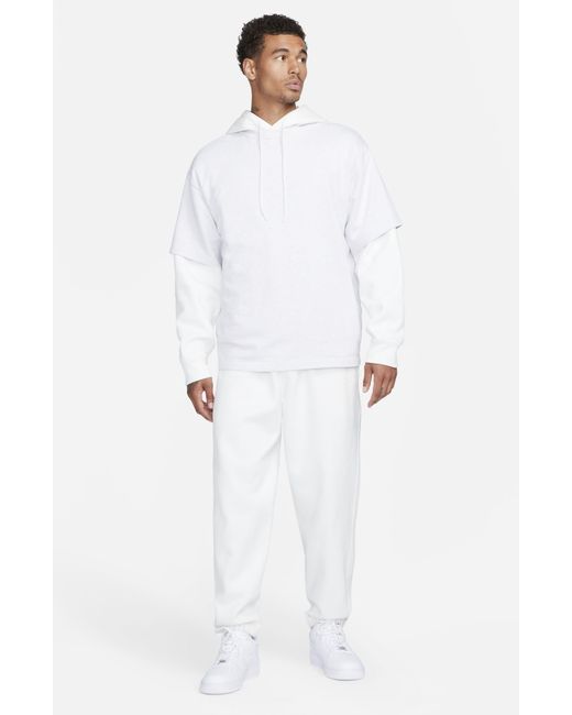 Nike White Solo Swoosh Oversize T-shirt for men